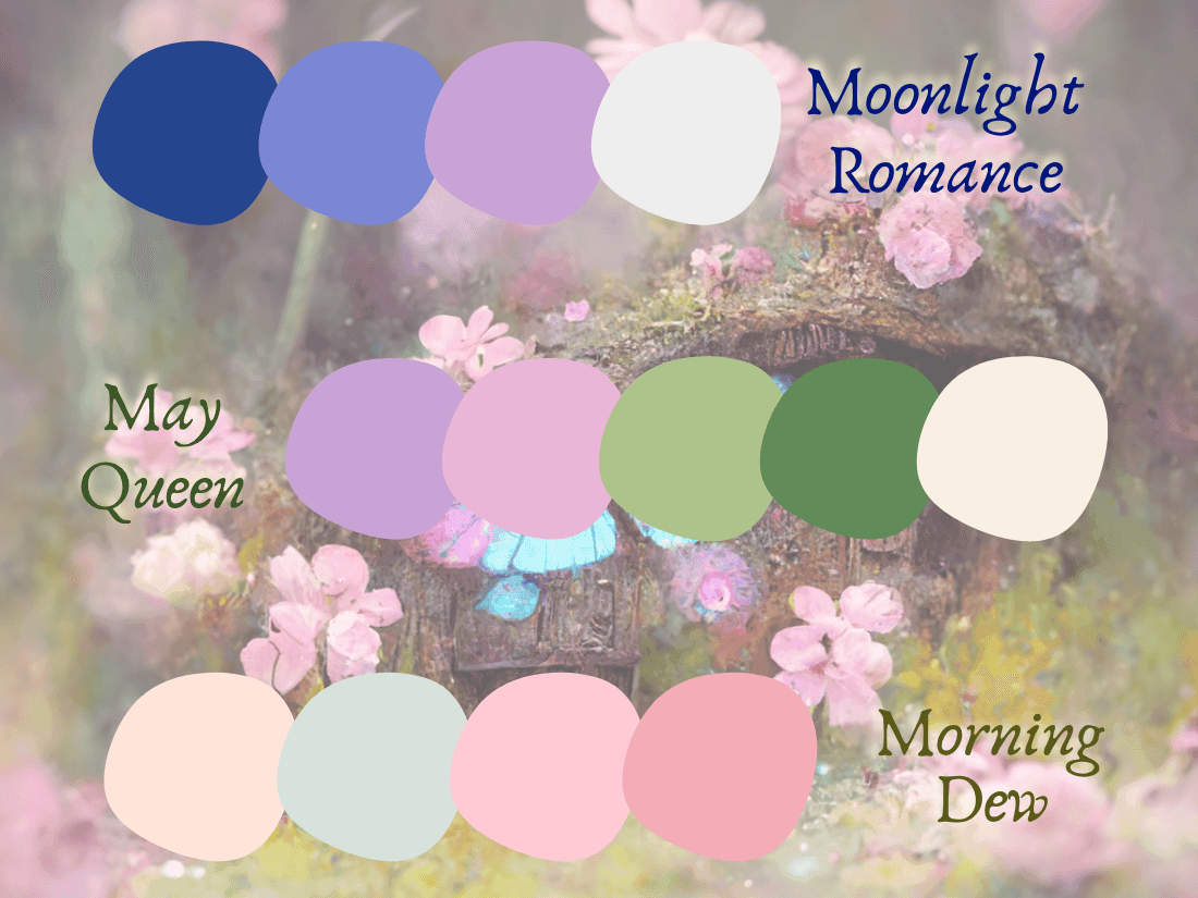 mix of pastels and jewel tone colors for home design