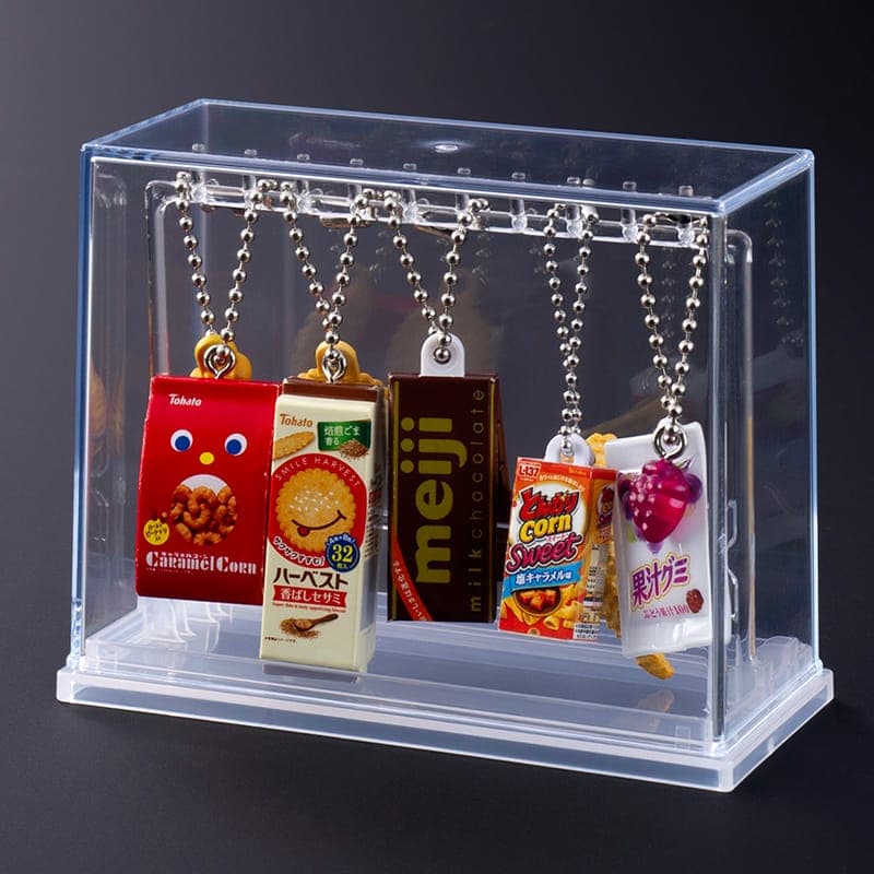 Daiso keychains display case
