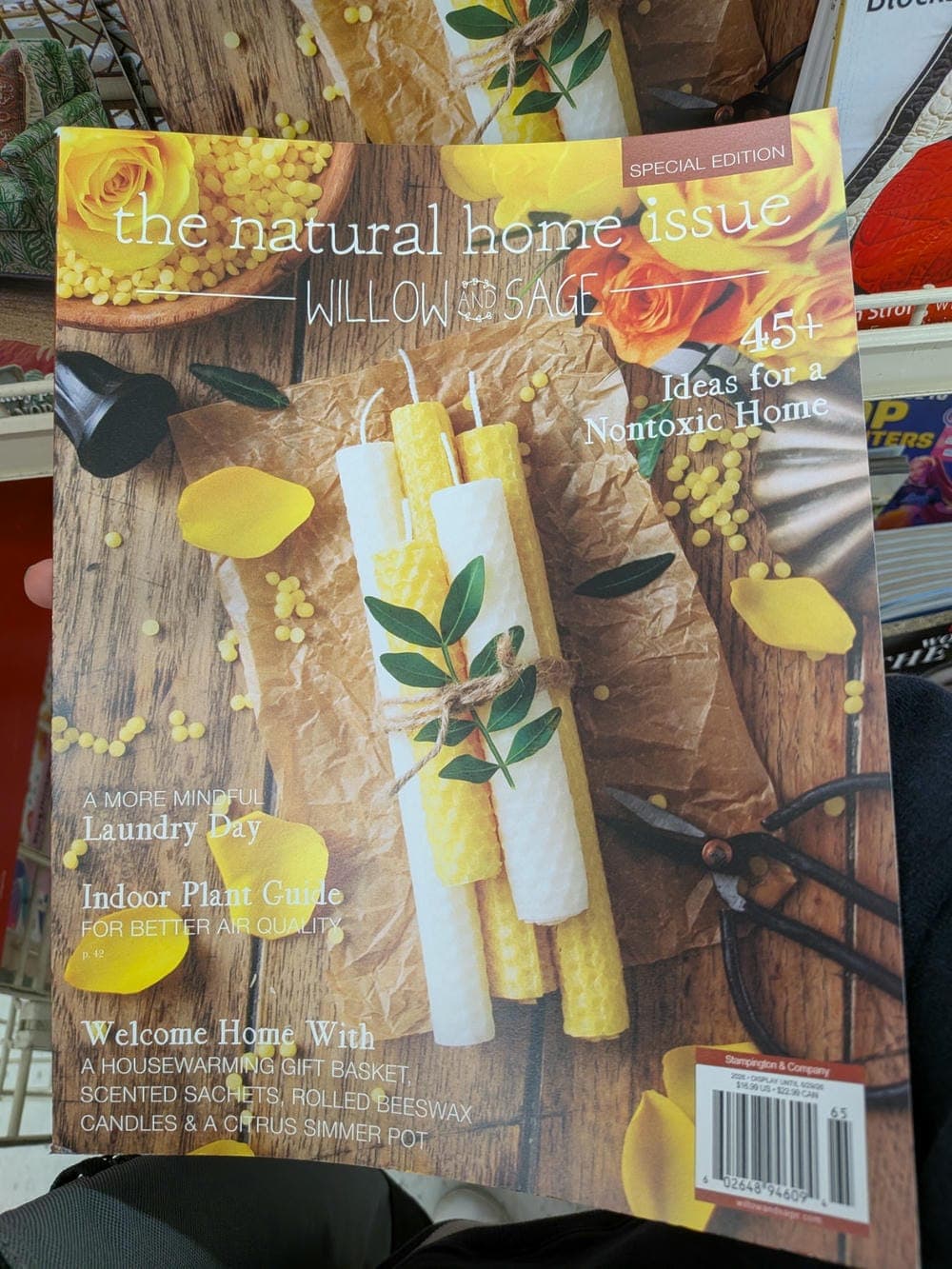 Willow and Sage magazine Front cover of willow and sage magazine