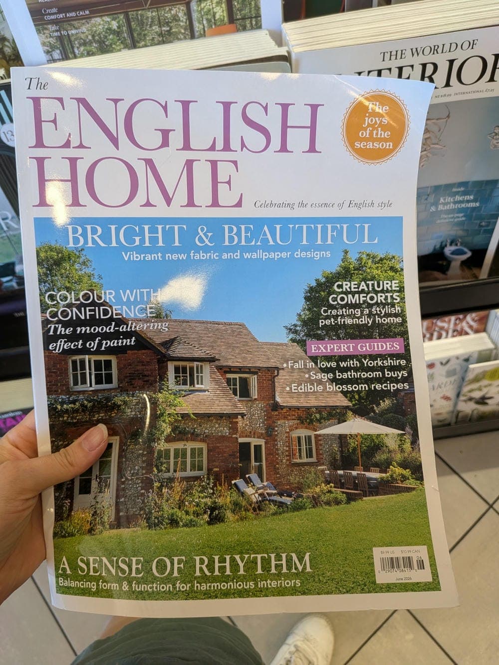 the english home magazine front cover of the english home magazine