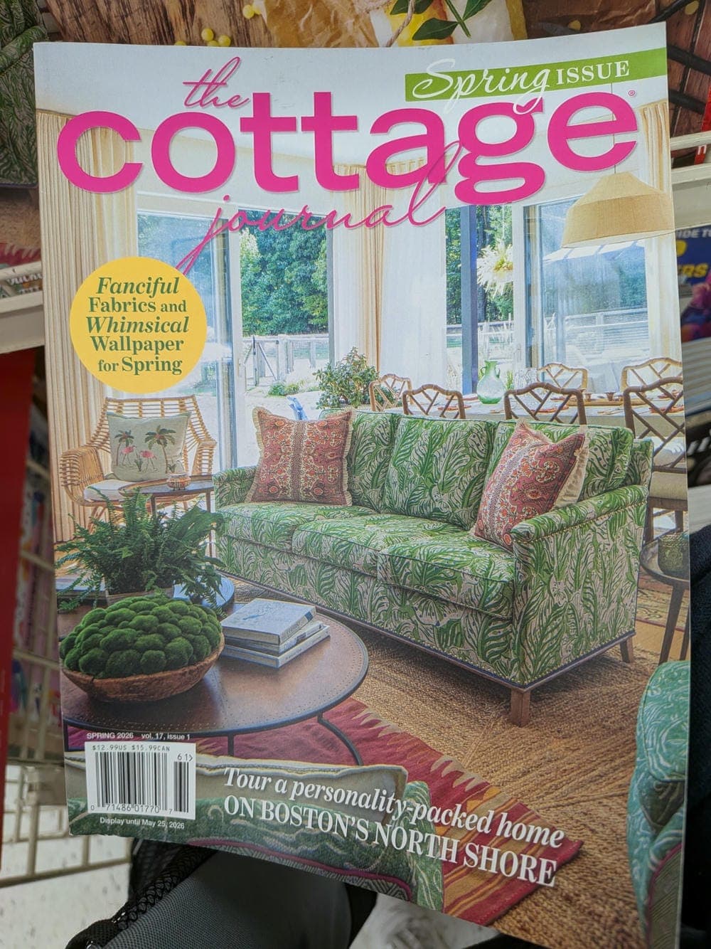 The Cottage Journal Spring Issue front cover of the cottage journal magazine