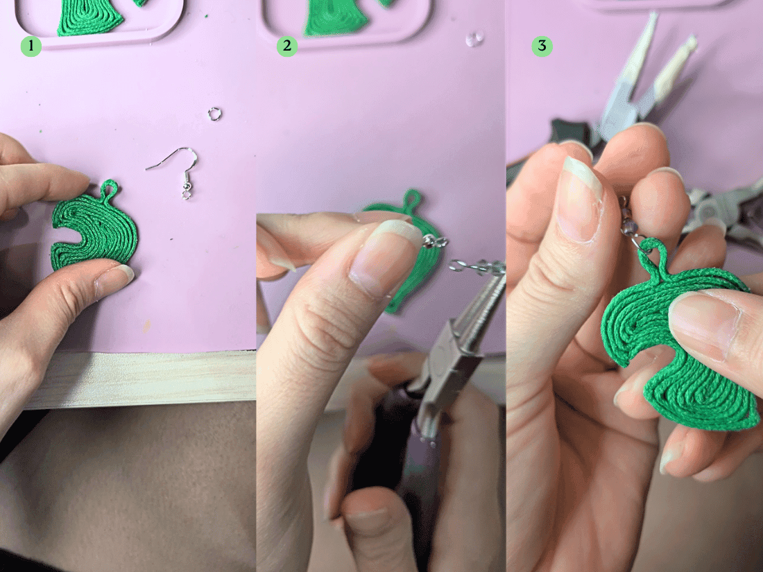 step 5 jewelry attachment step 5 process earring attachment