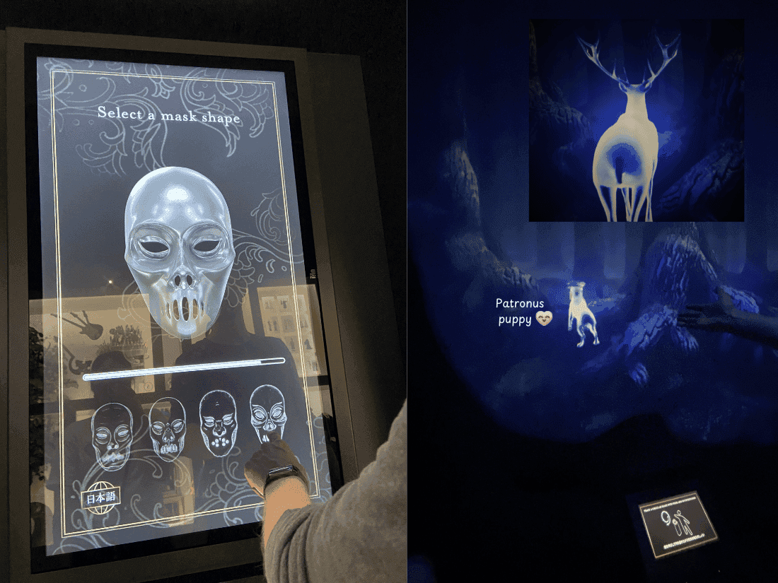 activities to do at the harry potter studio deather eater mask creation and casting a patronus